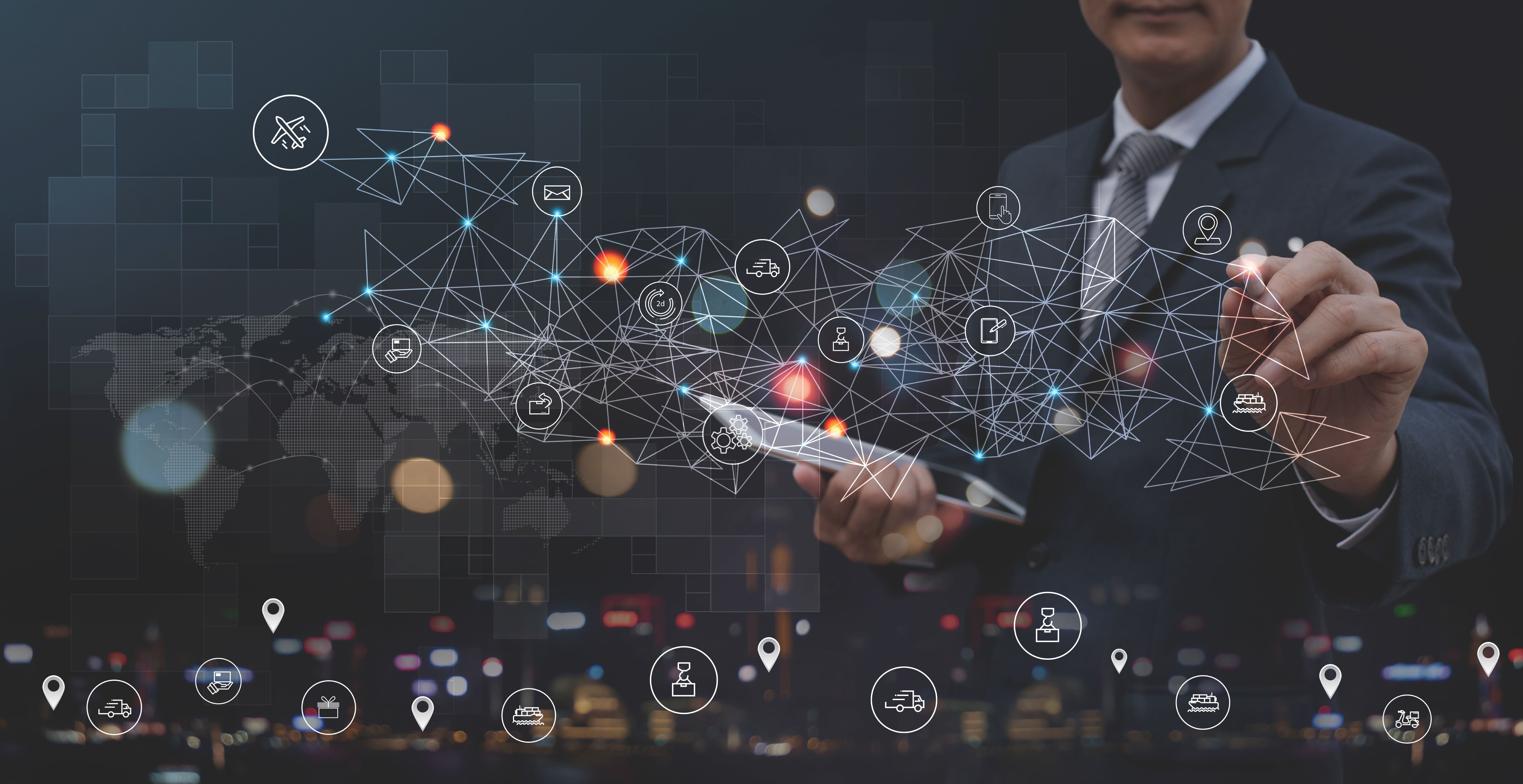 Digital trade represented by