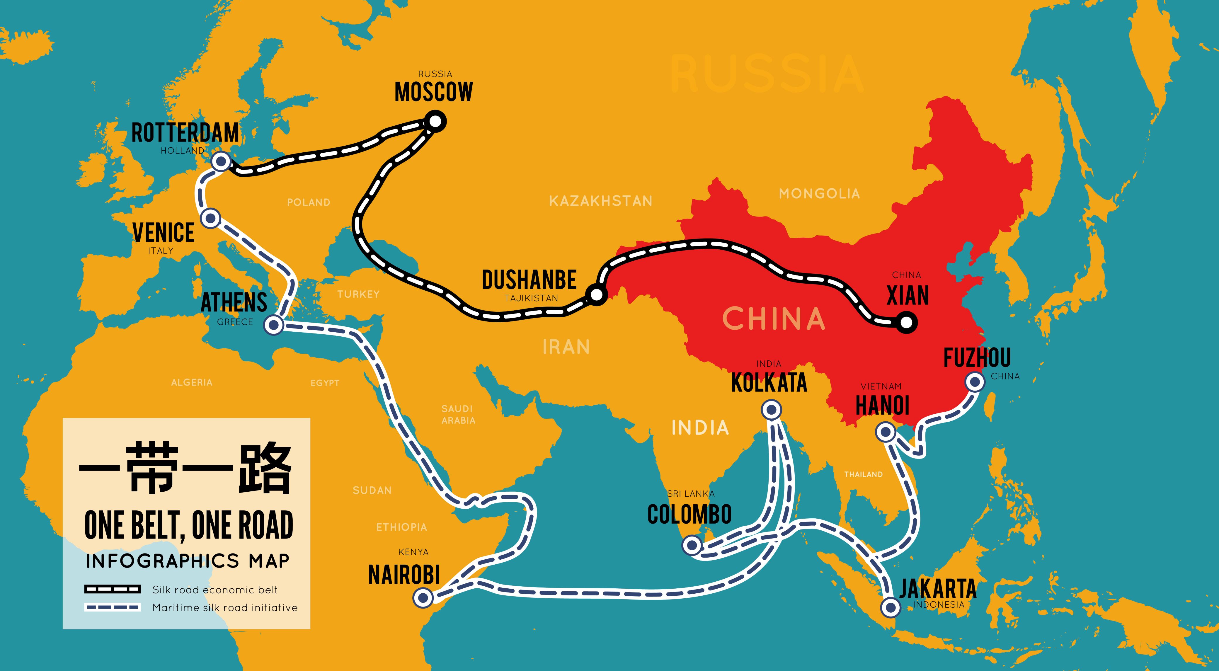 China's belt and road initiative 